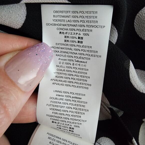 NWT Michael Michael Kors Pleated Polka-Dot Pants | Women's 8 - Picture 10 of 12